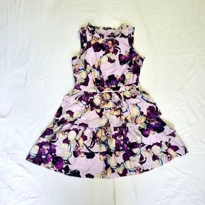 Banana Republic Lavender Floral Dress